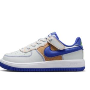 Nike | (11.5C) Nike Force 1 Low EasyOn Photon Dust/Volt/Total Orange/Astronomy
